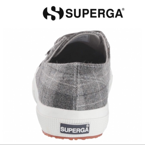 🎈SALE🎈NEW⭐️HP⭐️Superga 2750 Wool-plaid Sneaker - Picture 6 of 11